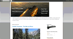 Desktop Screenshot of kayak.oklahomaroadtrips.com